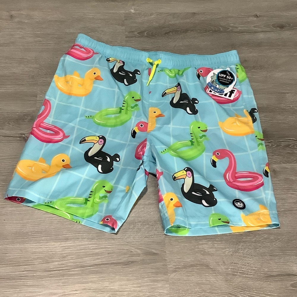Neff youth swim float print swimming trunks